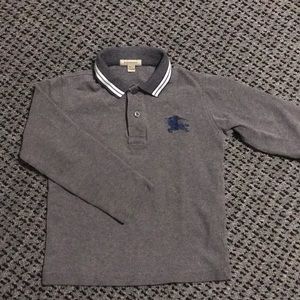 Burberry boys polo shirt